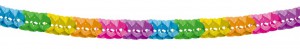 1 Garland - Multicolored Boa Pennant - 6m